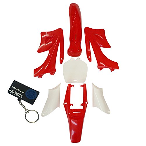 STONEDER Kit de carrosserie de carénage en Plastique Haute résistance pour Garde-Boue Chinois 2 Temps 47cc 49cc Mini Dirt Bike Apollo Orion