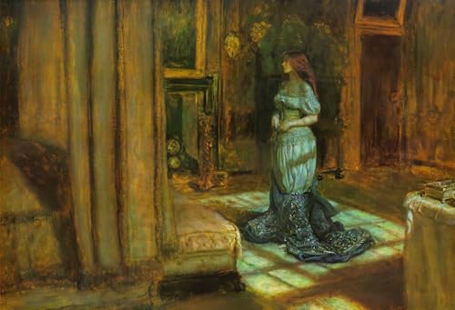 Toile la veille de Sainte Agnès par John Everett Millais pour la décoration de votre salon 60x90cm