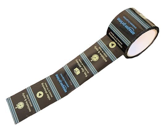 Image of bvslf Set of 3 / Self-Adhesive Amazon Branded Prime Packing Cello Tape, Industrial Packaging Tape Roll for E-Commerce Shipment, Box Packing Material, Office and Home use | 65 Meter Length, 3 inch Width