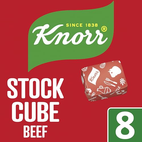 Knorr Beef Stock Cubes gluten-free to add a rich beef flavour to your dishes 8x 10 g
