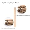 Windspeed 2 Pairs Drum Sticks, Classic Maple Wood Tip Drumsticks for Students and Adult (32cm) #2