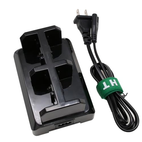 HangTon Battery Charger for Trimble 54344 92600 92670, 5700 5800 R7 R8 SPS985 S6 TSC1 GPS GNSS Receiver, 4 Slot C300