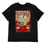 WBLAIANBL Cartoon T-Shirt Fashion Shirt Crew Neck Tee Cartoon Lover Tshirts M Black-c