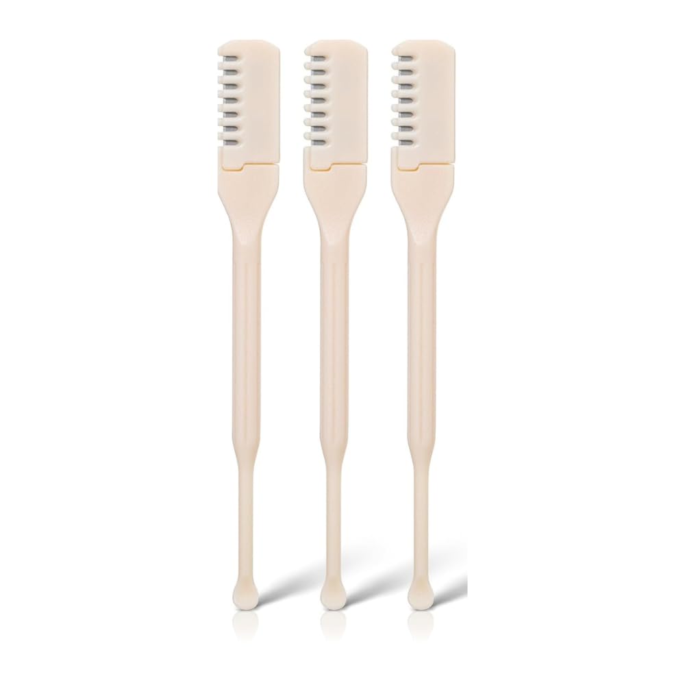 Kit 3 Aparador de Pelos Nasais e Orelha Dupin Cortador Preciso, Ergonômico e à Prova D'Água para Remoção Segura e Sem Dor Ideal para Cuidados Pessoais Diários Premium