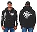 JH Design Group Men's Ford Mustang Collage Black Zip Up Hoodie...