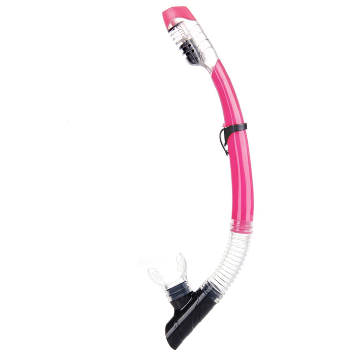 Dry Snorkel Easy Breath Diving Snorkel for Snorkeling Scuba Diving Swimming with Top Dry Valve and Food Grade Silicone Mouthpiece for Adult Youth