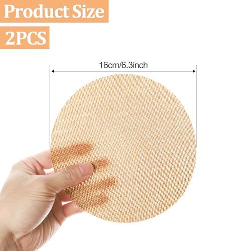 Image of Shades to Cover Ceiling Lights,2Pcs Round Fabric Lampshade Eye Protection Baby Cloth Cover Replacement Lamp Shade Diffuser