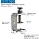 WEKBOSS Kleine C-Klemmen für Holzbearbeitung 40 mm, robuste Edelstahl-Schweißklemmen, Mini-Metall-Schreibtischklemme zur Montage, mit breiter Backenöffnung und verstellbarer Schraube und Pad (2 Stück)