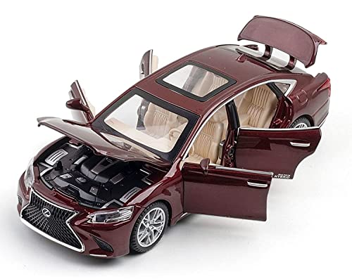 Image of Invite Enterprise Die-Cast Metal 1:32 Scale Lexus LS500H Pull Back Sedan with Music & Lights 3 Yrs & Up 【Colors as Per Stock】