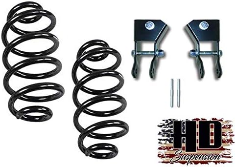 2007-2020 Yukon XL Tahoe Suburban 2" Lowering Drop Coil Springs Shock Extenders RearF