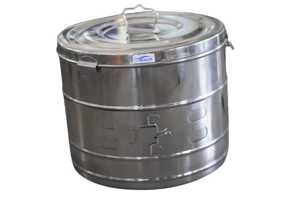 MEDIGUARD Dressing Drums Seamless 11"x9", Fully Stainless Steel, 11" Diameter x 9" Height, Super Deluxe Heavy, Pack Of 1 (B0BTT5B8BP) Amazon Price History, Amazon Price Tracker