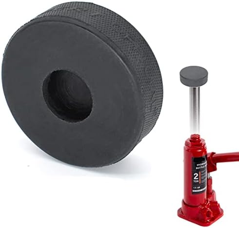 AUTOXBERT Bottle Jack Rubber Pad Anti-Slip Adapter Support Block Car Lift Tool for Most 2 Ton Bottle Jacks Jacking Points Universal Repair