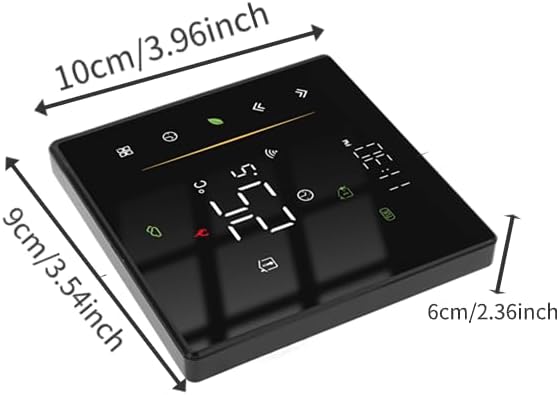 Smart Thermostat, Smart Thermostat Professional WIFI Programmable APP Control Energy Saving Flame Retardant Home Thermostat 95 to, Programmable - Image 6