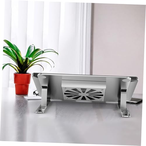 Base para laptop con ventiladores LED y ajuste de altura miniatura 5