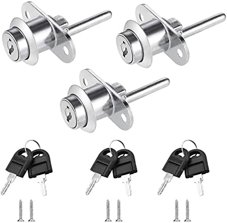 ESYNiC 4PZ Mini Blocca Cassetti Chiusure di Sicurezza per Bambini Blocca Cavo Limitatore 18CM per Armadio Cassetto Frigorifero Frigo Serratura di Sicurezza con Chiavi - Bianco