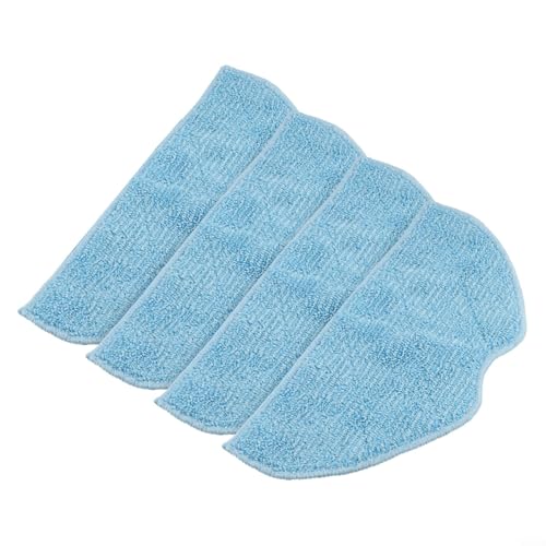 Chiffons de Serpillière en Microfibre pour Aspirateur pour EZVIZ RE4/RE4 Plus/RE5/RE5 Plus, Pièces de Rechange Lavables et s pour un Nettoyage Efficace des Sols, Lot de 10(4 PACK)