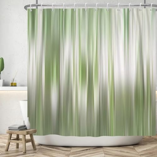 Rideau de douche 120x220 polyester imperméable effet flou - 5