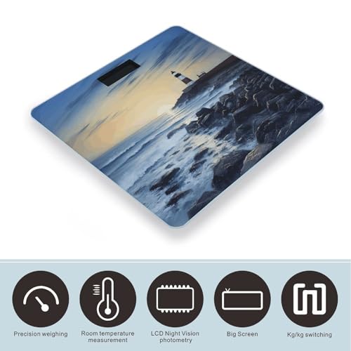Báscula Digital de Baño con Plataforma Ultra-Ancha miniatura 3