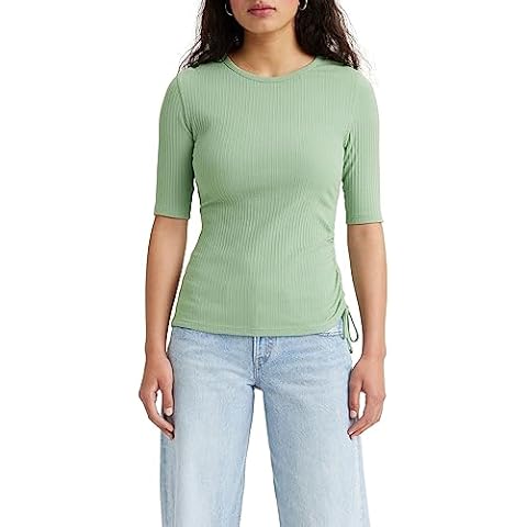 Levi's Women's Granite Green Side Tie Sweater Cover