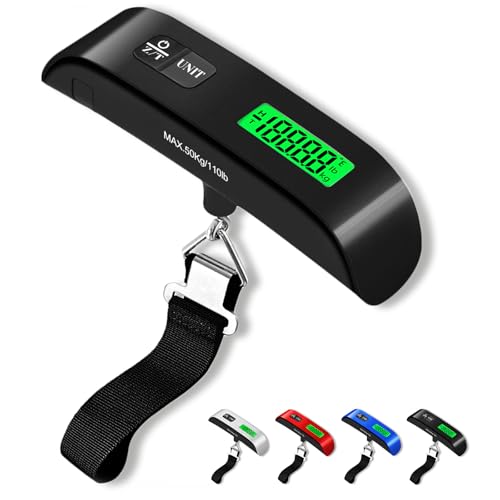 Luggage Scale 110lb Digital with LED Display and Unit Switch