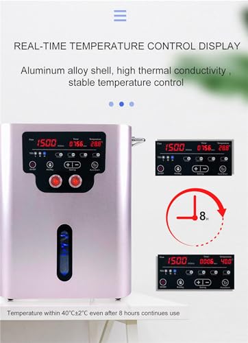 FXNFXLA Hydrogen Inhalation Machine, HO-Separated 1800ml/min (1200 H+600 O) Dual-Port Inhaler, 99.996% High Purity H2 Generator, SPE/PEM Technology, for Home - Image 6