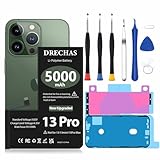 [5000mAh]Battery for iPhone 13 Pro, 2025 New Upgraded High Capacity Li-Polymer Replacement Battery for iPhone 13Pro Models A2636 A2638 A2639 A2640 A2483 with Complete Professional Repair Tool Kit
