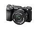 Sony Alpha 6400 APS-C Spiegellose Kamera mit 16-50mm Objektiv (Schneller 0,02s Autofokus mit Augenerkennung für Mensch und Tier, 4K-Filmaufnahmen und neigbares Display für Vlogging)