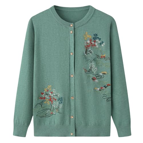 Jersey abrigo cardigan de punto para paseos matutinos de otoño
