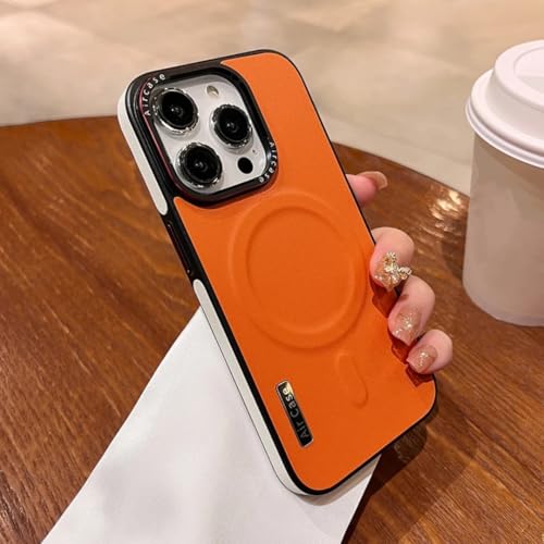 Étui en cuir iPhone 14 antichoc pour éviter les rayures et chutes du quotidien