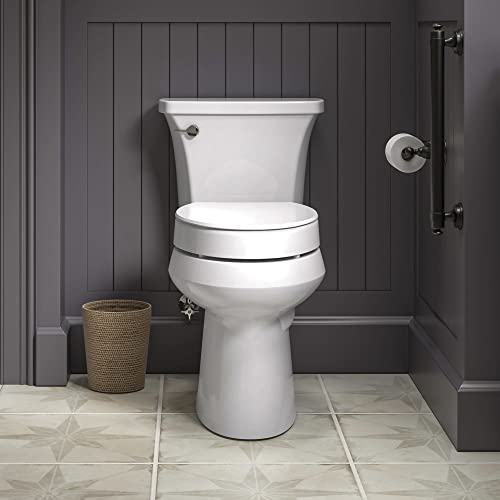 Kohler 25875-0 Hyten Elevated Quiet-Close Elongated Toilet Seat thumb #2