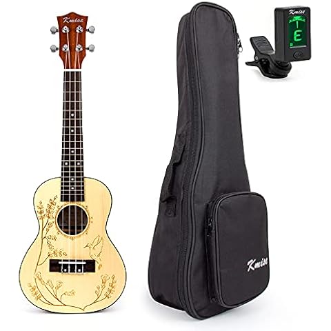 Kmise Solid Spruce Concert Ukulele Cover