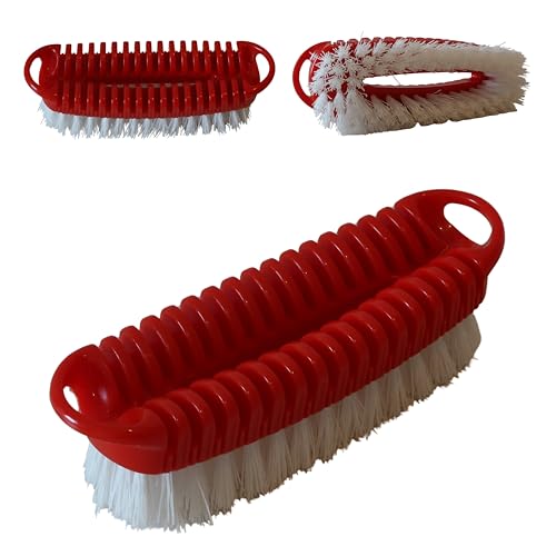 Today - Cepillo de ropa con mango perforado y cerdas rígidas - Ideal para lavado a mano, pretratamiento y eliminación de manchas - Fabricado en Italia