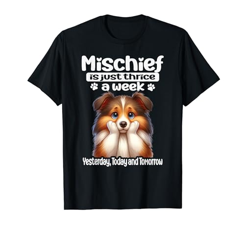 Shetland Sheepdog Dog Mom Dad Lover Funny Pet Puppy owner T-Shirt