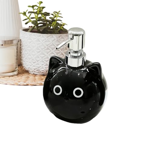 Botellas vacías de jabón de mano, bomba antigoteo, 480 ml, bomba antigoteo, dispensador de loción de jabón vacío, loción de jabón de cerámica, para champú, gel de ducha, crema facial, loción corporal