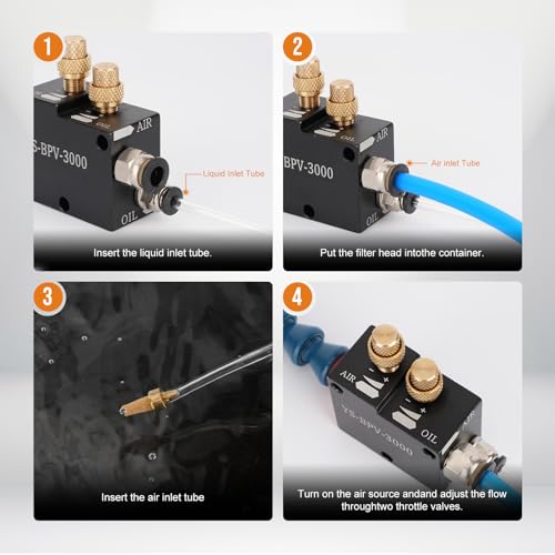 image for CNZG PNEU Coolant Mister for Milling Machine,Mist Coolant System with 