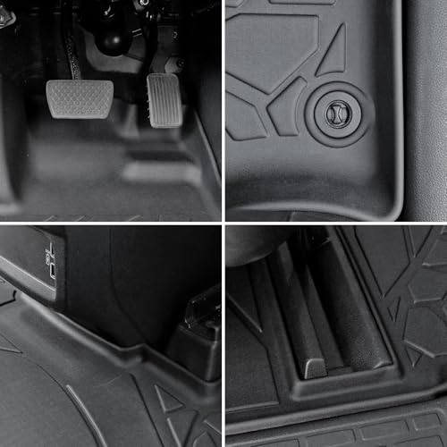Image of Floor Mats for 2017-2025 2026 Honda Ridgeline, TPE All Weather Durable Floor Liners for Honda Ridgeline Accessories