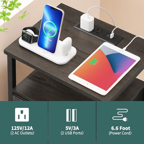 Mesita de noche LED con carga 50% OFF - $29.99 - Image 6