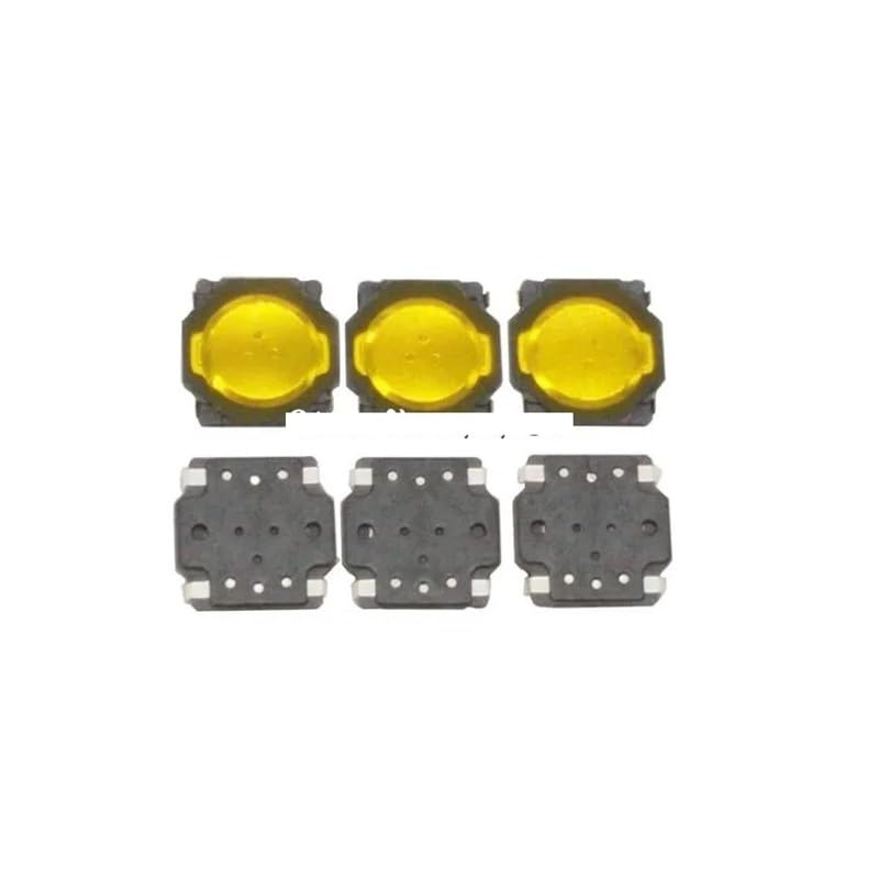 Interrupteur à bouton-poussoir extra-plat SMT 4 broches 3.7x3.7x0.35mm lot de 100 pour circuits imprimés