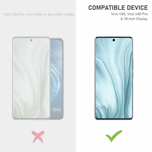 Image of SupCares TPU Unbreakable Membrane Screen Protector for Vivo V40 and Vivo V40 Pro (6.78 Inch) With Easy Self Installation Kit | Fingerprint Working | Edge to Edge Coverage