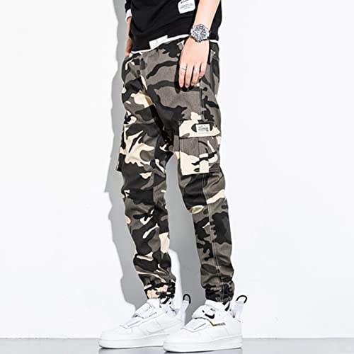 WENKOMG1 Mens Camo Pants Military Combat Athletic Workout Tactical Jogger Sweatpants with Pockets, XXXXL2