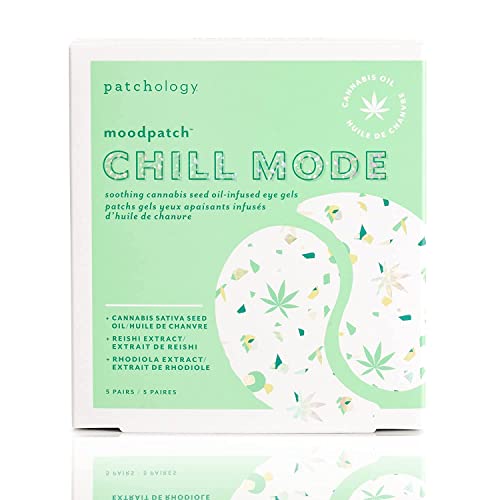 Patchology Chill Mode Hydrating Under Eye Patches - Under Eye Mask For Dark Circles And Puffy Eyes Care, Treatment & Moisturizer - Eye Bags, Puffiness & Wrinkles Reducer (5 Pairs) #TOP8