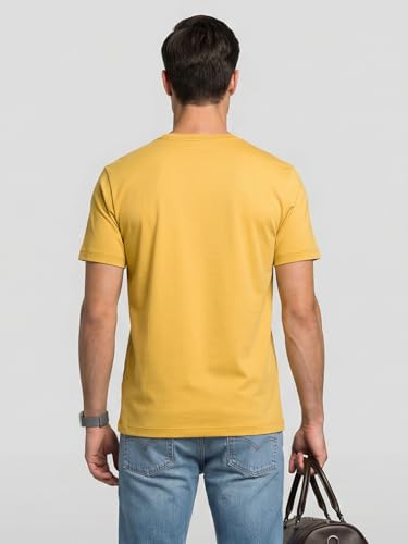 Image of Nobero 100% Cotton T Shirts for Men Stylish | Regular Fit | Graphic Printed T Shirts for Men 180 GSM Combed Cotton | Round Neck Half Sleeve