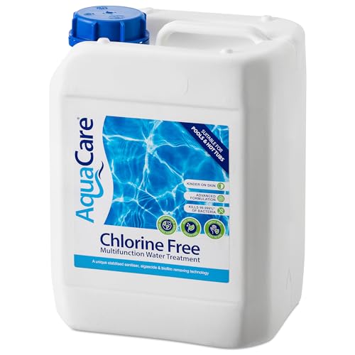 AquaCare - AquaCare CHLORINE FREE Multifunctional Water Treatment, Bromine Alternative for Hot Tubs, Ice Baths and Pools, 5L, Kinder on Skin