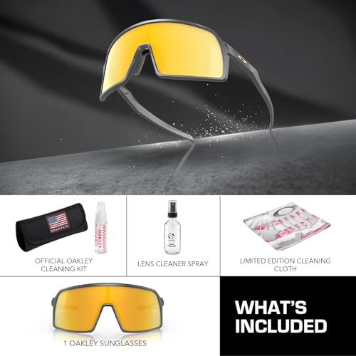 Image of Oakley SUTRO S OO9462 Shield Shape Sunglasses With Official Eyewear Kit