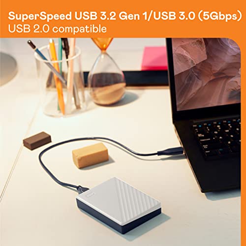 Western Digital WD 2TB My Passport Portable Hard Disk Drive, USB 3.0 with Automatic Backup, 256 Bit AES Hardware Encryption,Password... - Image 4