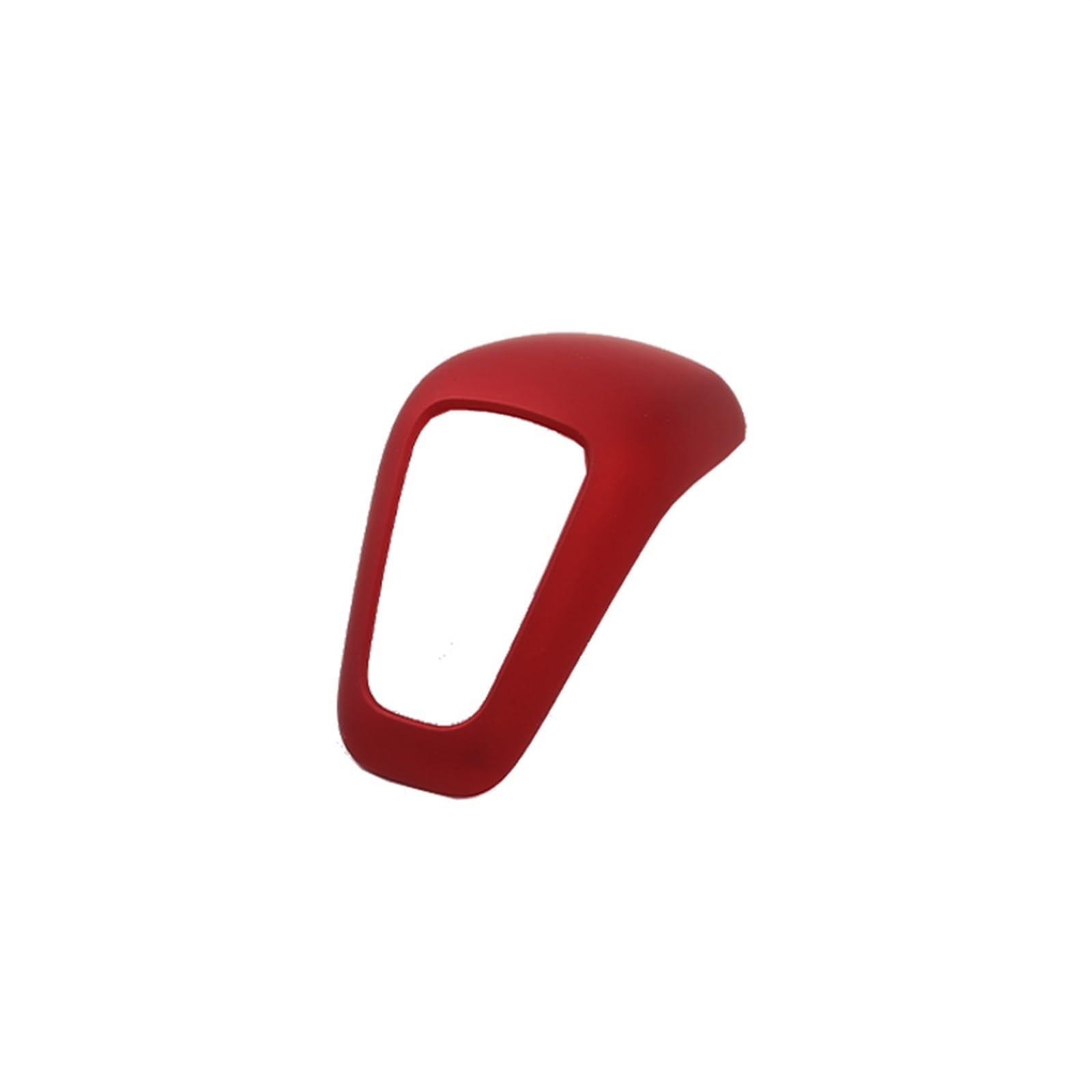 HRTSDNLC Automotive Components ABS Car Interior Gear Shift Gear Head Cover Trim for Porsche Cayenne 2018-2023 Auto Accessories(Red)