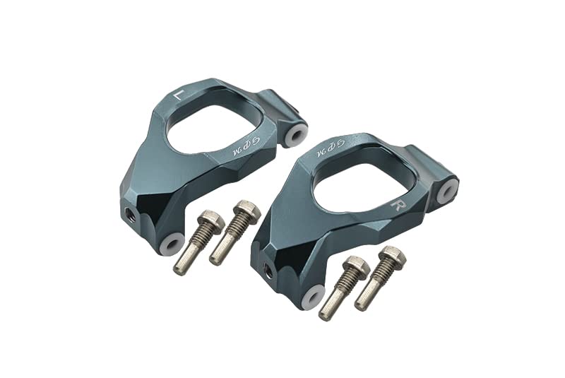 Traxxas 1/10 Maxx 4WD Monster Truck Upgrade Parts Aluminium Front C-Hubs - 1Pr Set Grey Silver