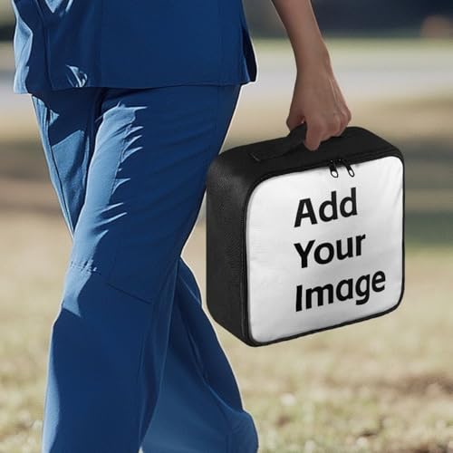 Image of Gomyblomy Custom First Aid Bag Empty Medicine Bag Storage Pouch for Medical Supplies Large Capacity Emergency Trauma Kit for Home Travel Car Sport Personalized First Aid Kit