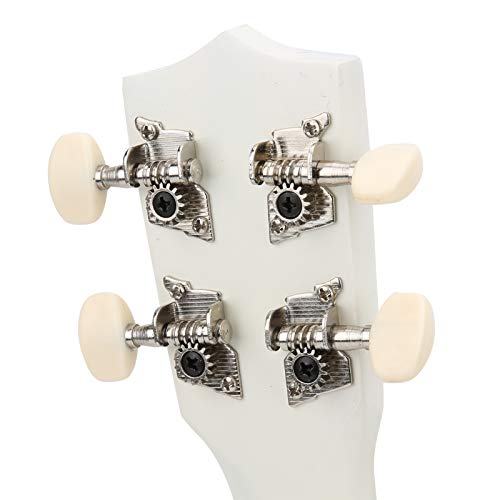Ukulélé pour débutants 4 cordes 21 pouces Smiley pour débutants Chiffon de nettoyage Instrument Ukulélé - Les Beatles, Paul McCartney, John Lennon, RIngo Starr, George Harrison Ukulélé pour débutants 4 cordes 21 pouces Smiley pour débutants Chiffon de nettoyage Instrument Ukulélé – Image 5