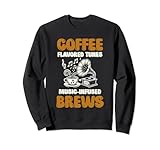 Kaffeegeschmack Melodien mit Musik-Infused Brews Musiker Musiker Sweatshirt